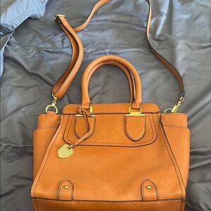 Elegant Tan Leather Handbag